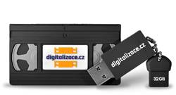 Digitalizace VHS na USB flash disk - Praha